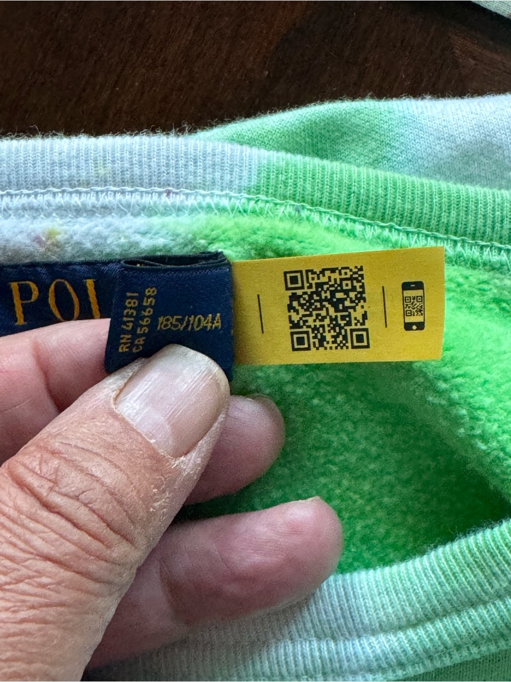 Polo by Ralph Lauren Multicolor Tie-Dye Crewneck Sweater - Picture 5 of 7